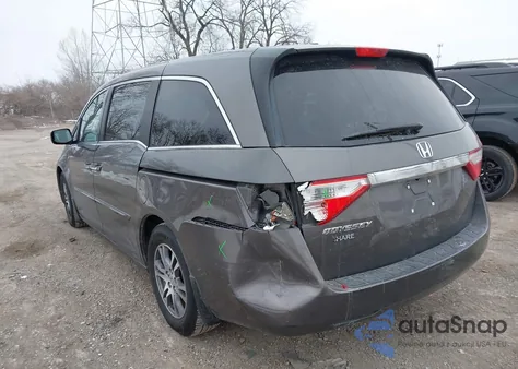 2011 Honda Odyssey Ex-L z USA, uszkodzony, nr VIN 5FNRL5H62BB096853